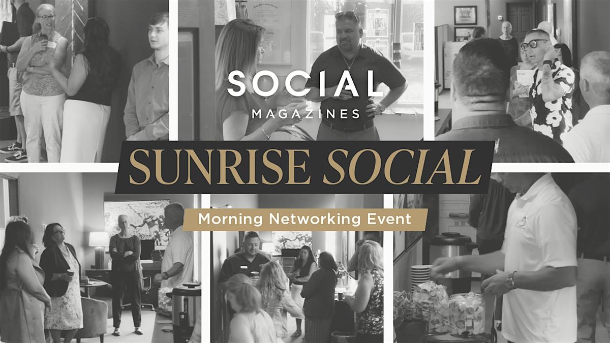 Sunrise SOCIAL \u2013 October