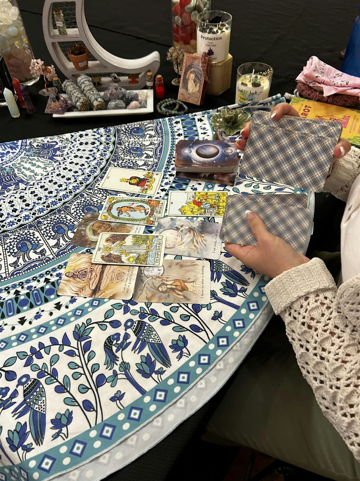 Tarot Readings with Lunar Rose of Sacred Spaces at AliCat Jewels