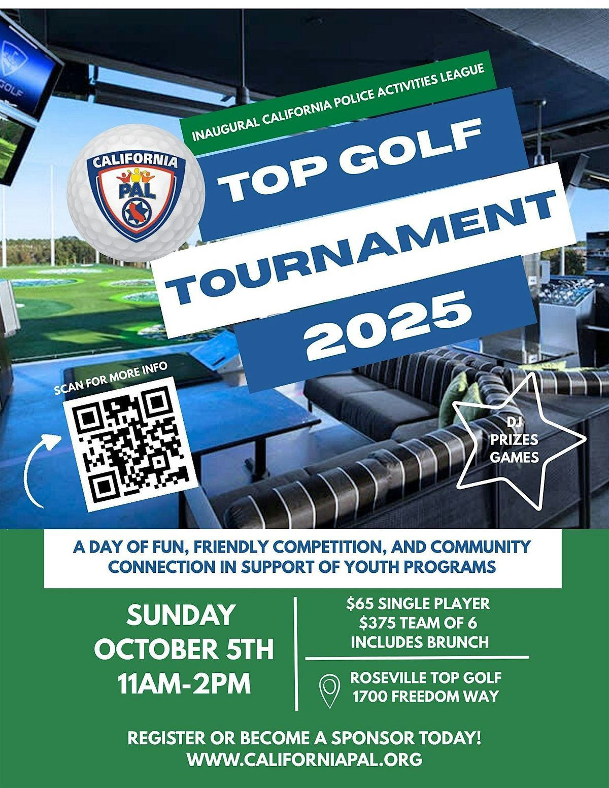 Cal PAL Inaugural Top Golf Tournament 2025