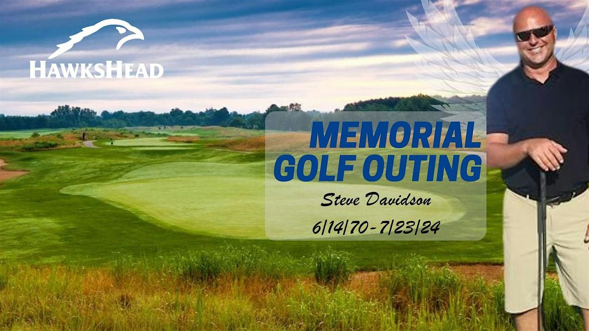 Memorial Golf Outing for Steve Davidson