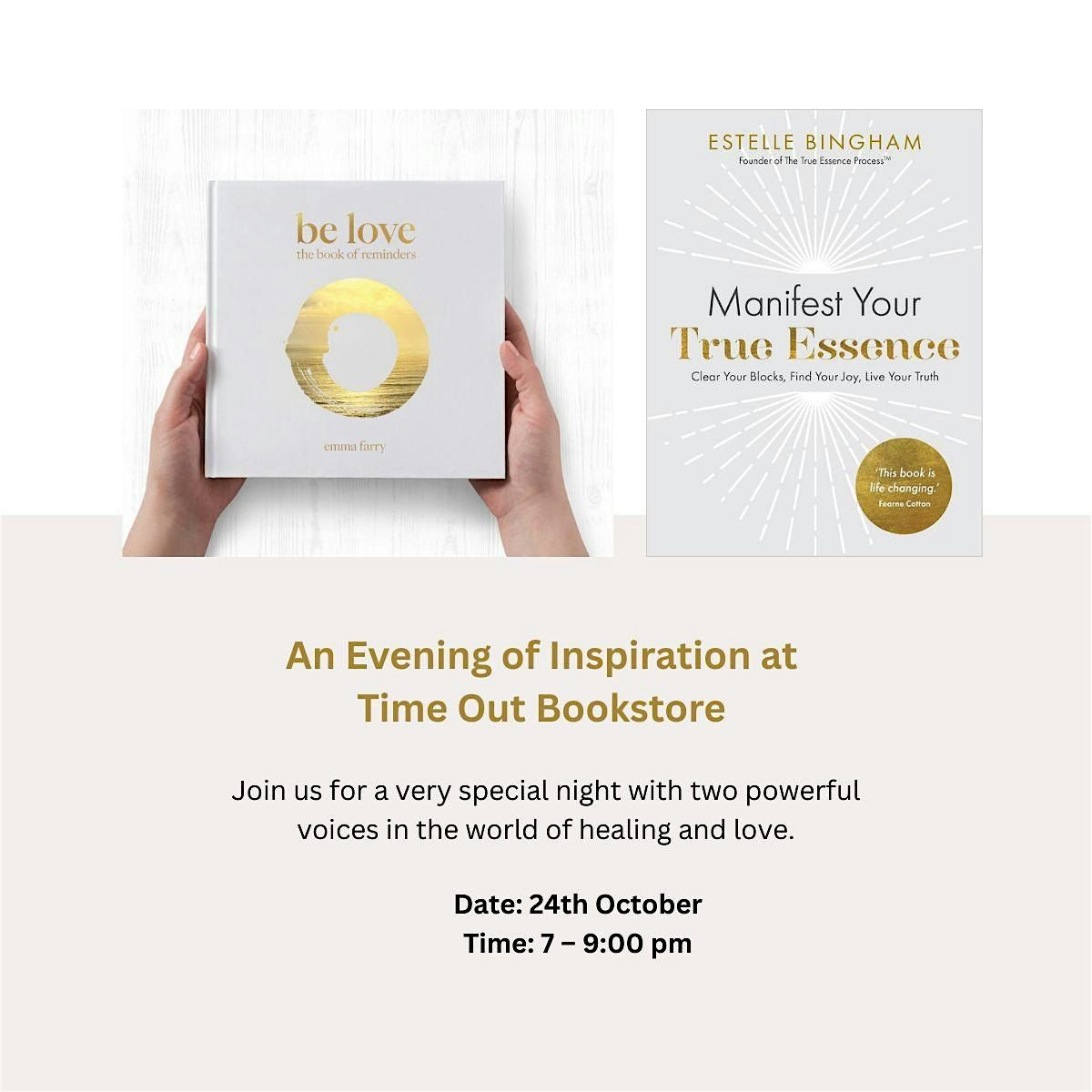 Evening of Inspiration with Estelle Bingham & Emma Farry