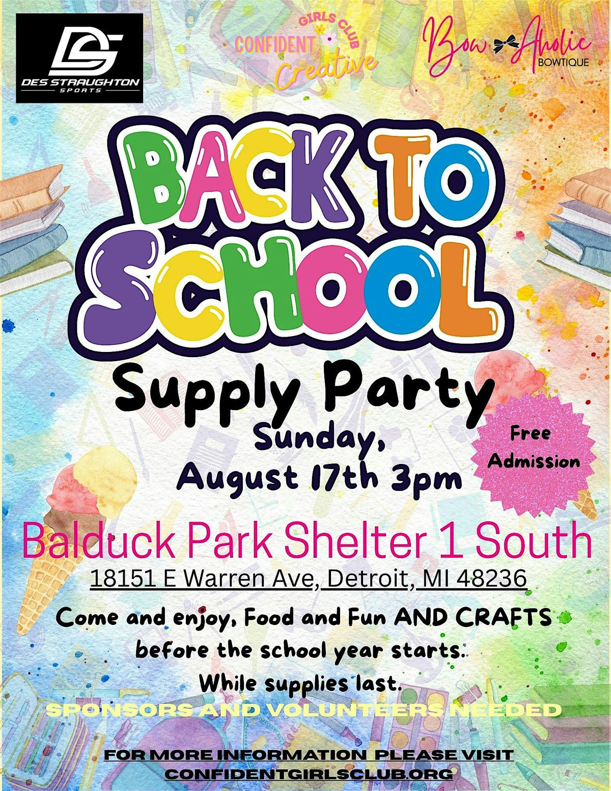 Back to School Supply Party