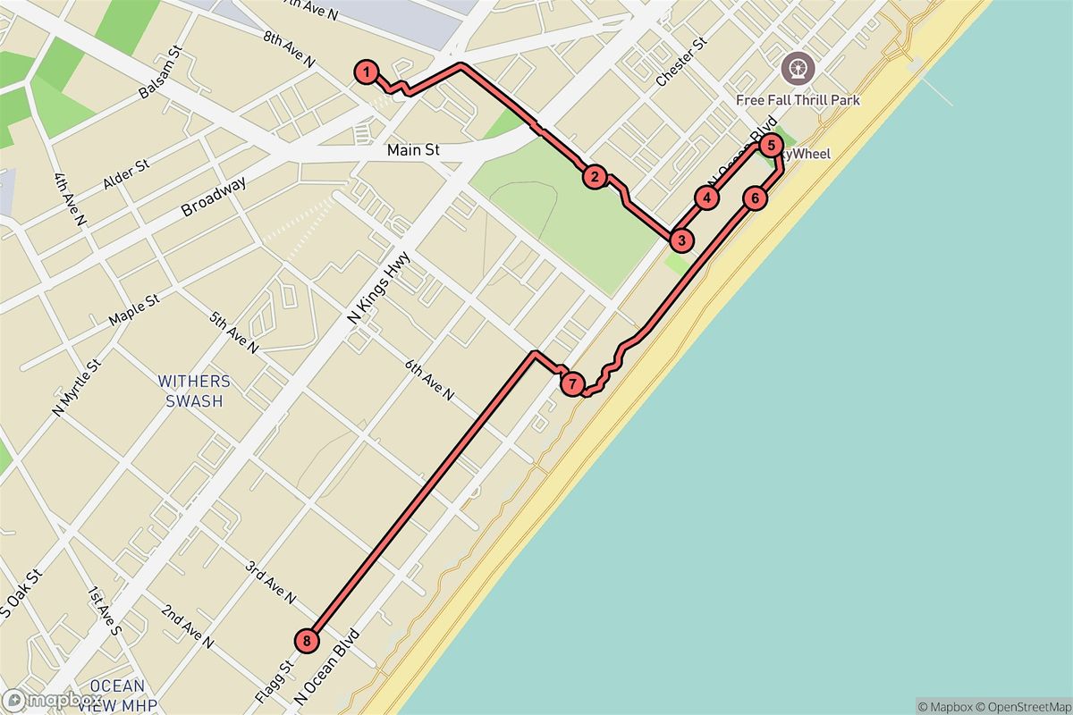 Myrtle Beach Audio Tour: From Rails to Waves\u2014Boardwalk Legends Unveiled