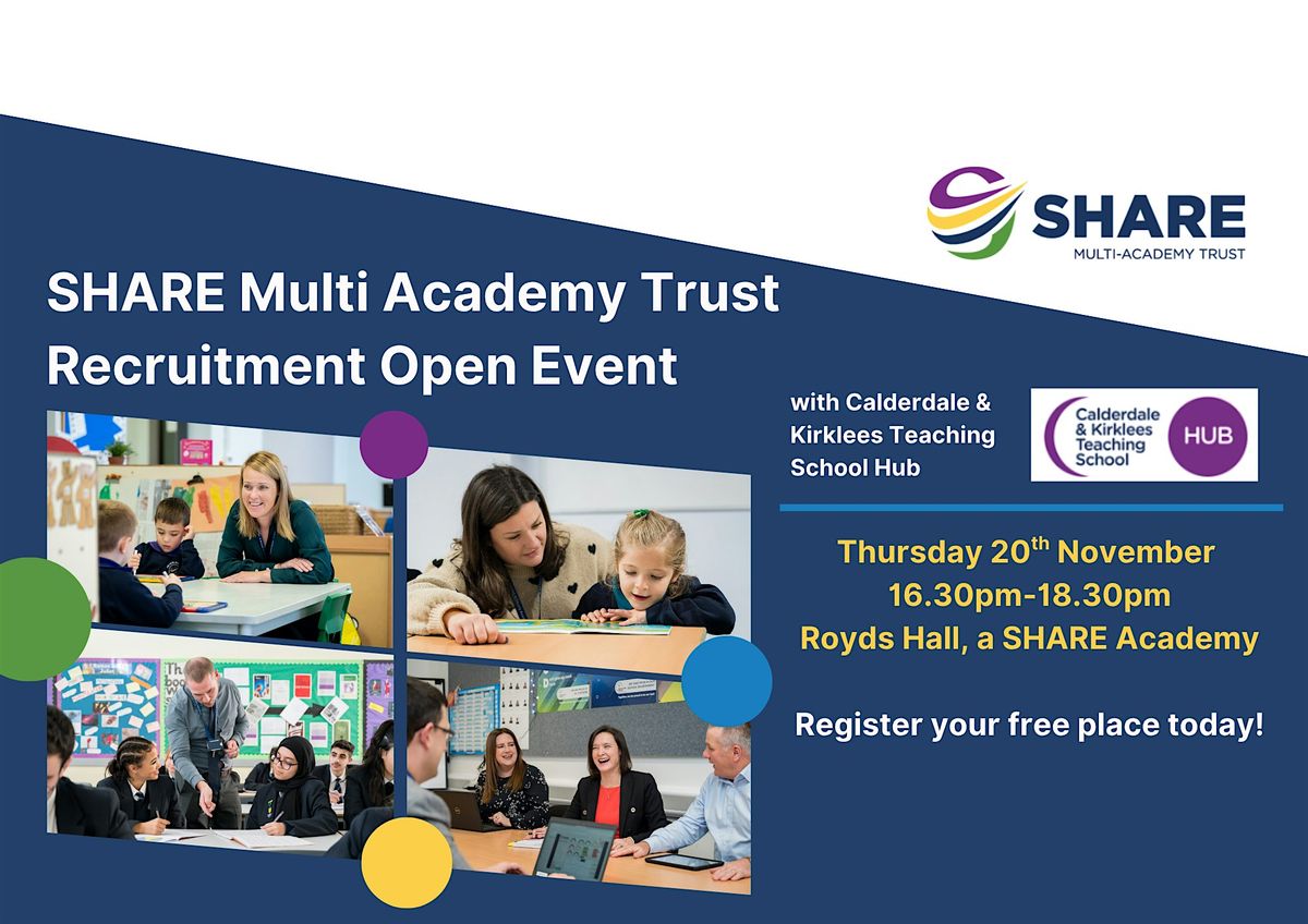 SHARE Multi Academy Trust Recruitment Open Event
