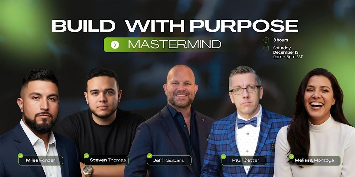 Build With Purpose Mastermind