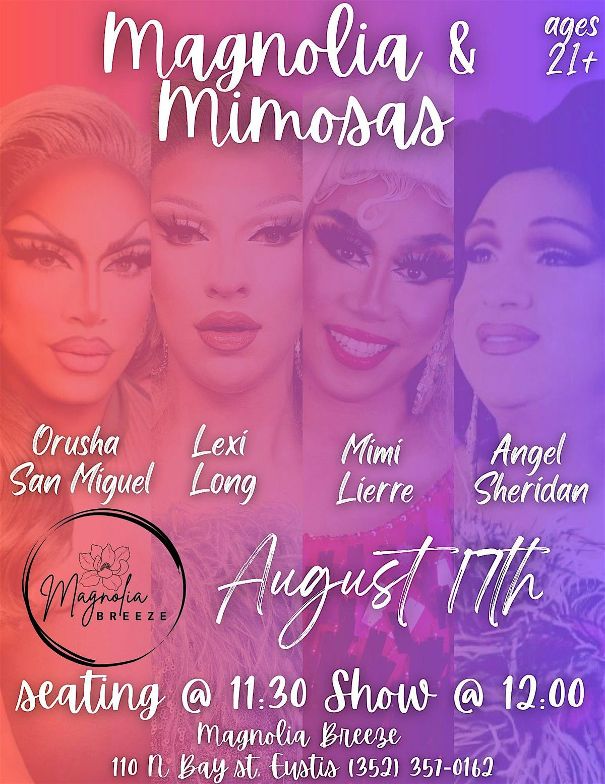 \u201cMagnolia & Mimosa\u201d Drag Brunch Show