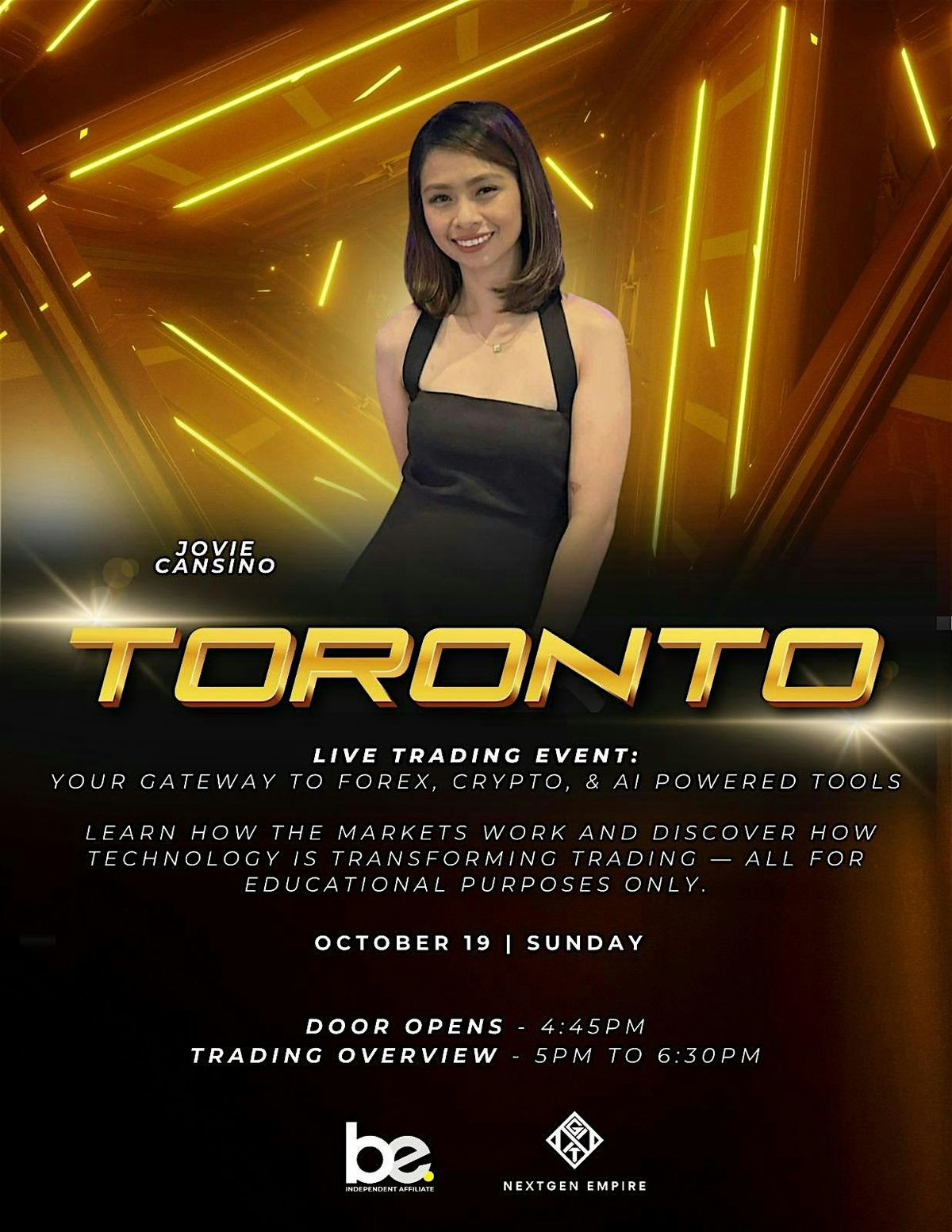 Toronto Live Trading Event