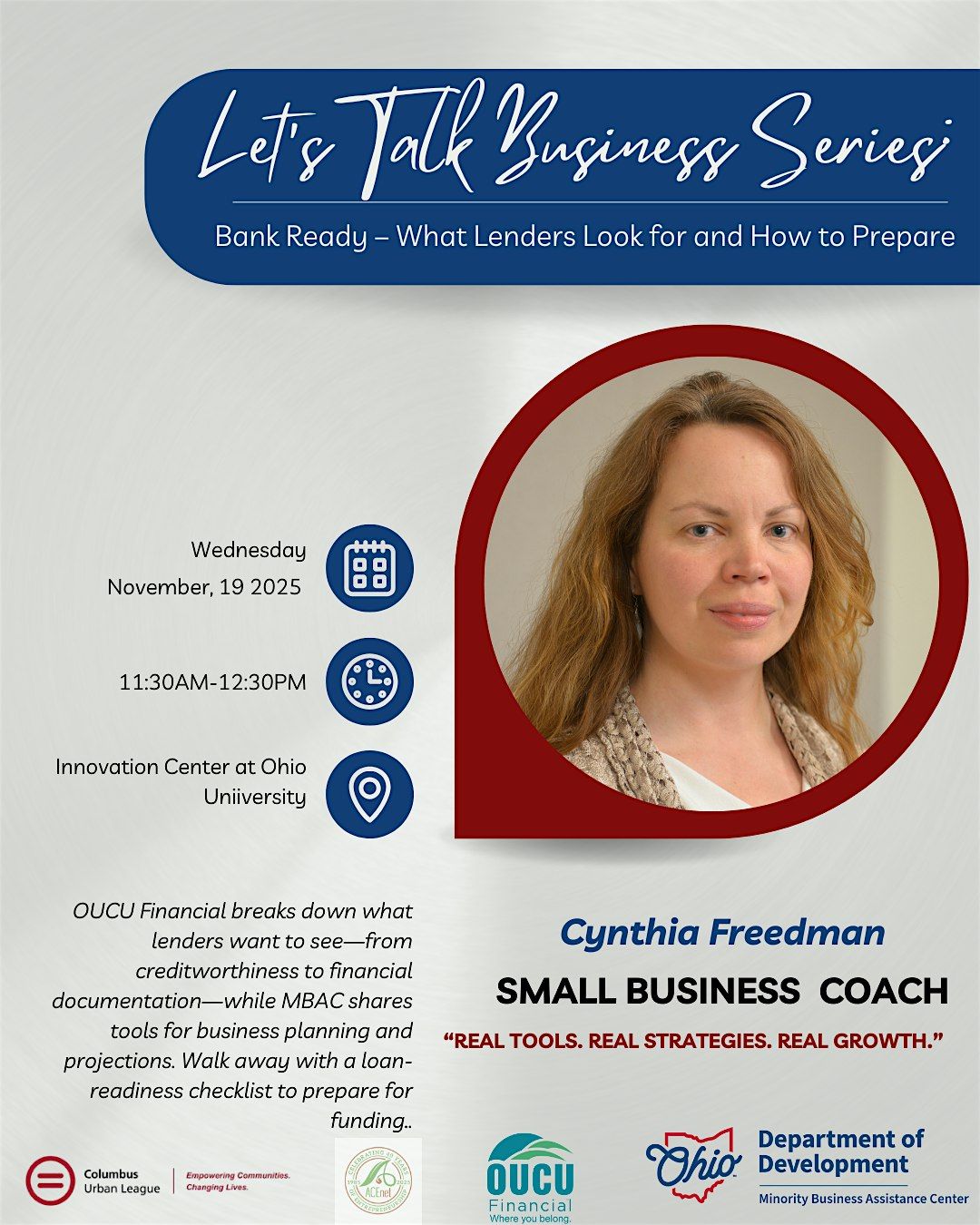 Let's Talk Business: Bank Ready \u2013 What Lenders Look for and How to Prepare