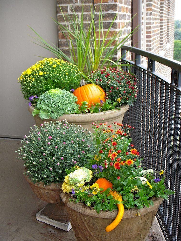Fabulous Fall Flower Pot - Workshop
