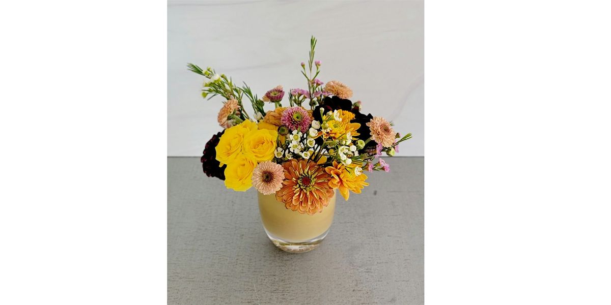 Tsillan Cellars, Woodinville- Fall Glassybaby Centerpiece