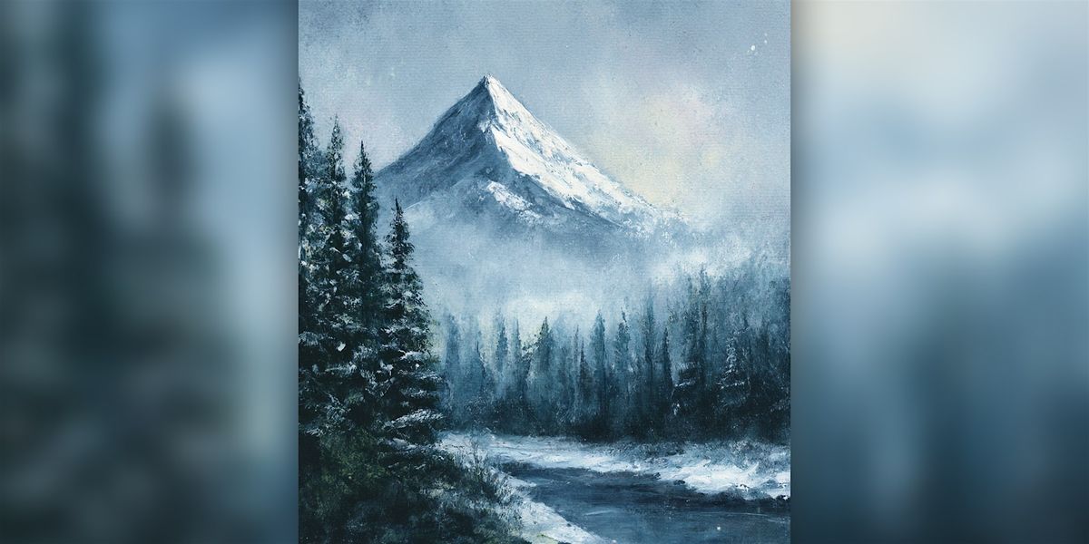 Fresh Mountain Air - Paint Along (& NA Sip)