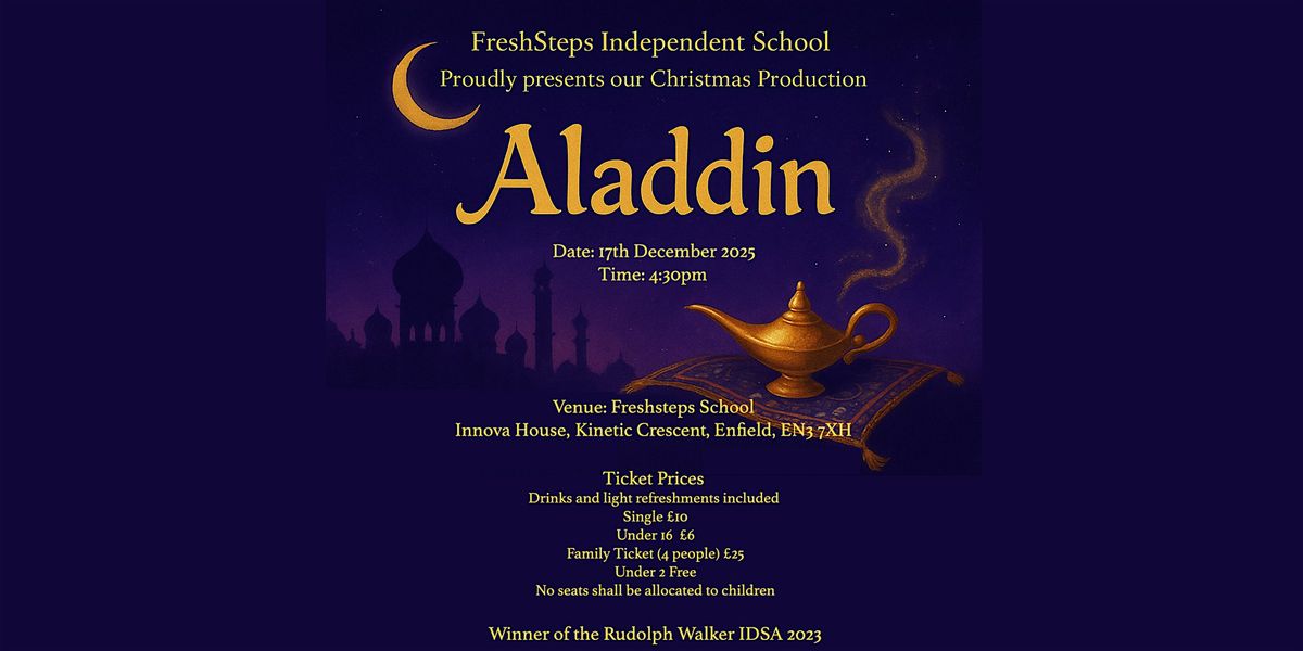 Aladdin Christmas Production !