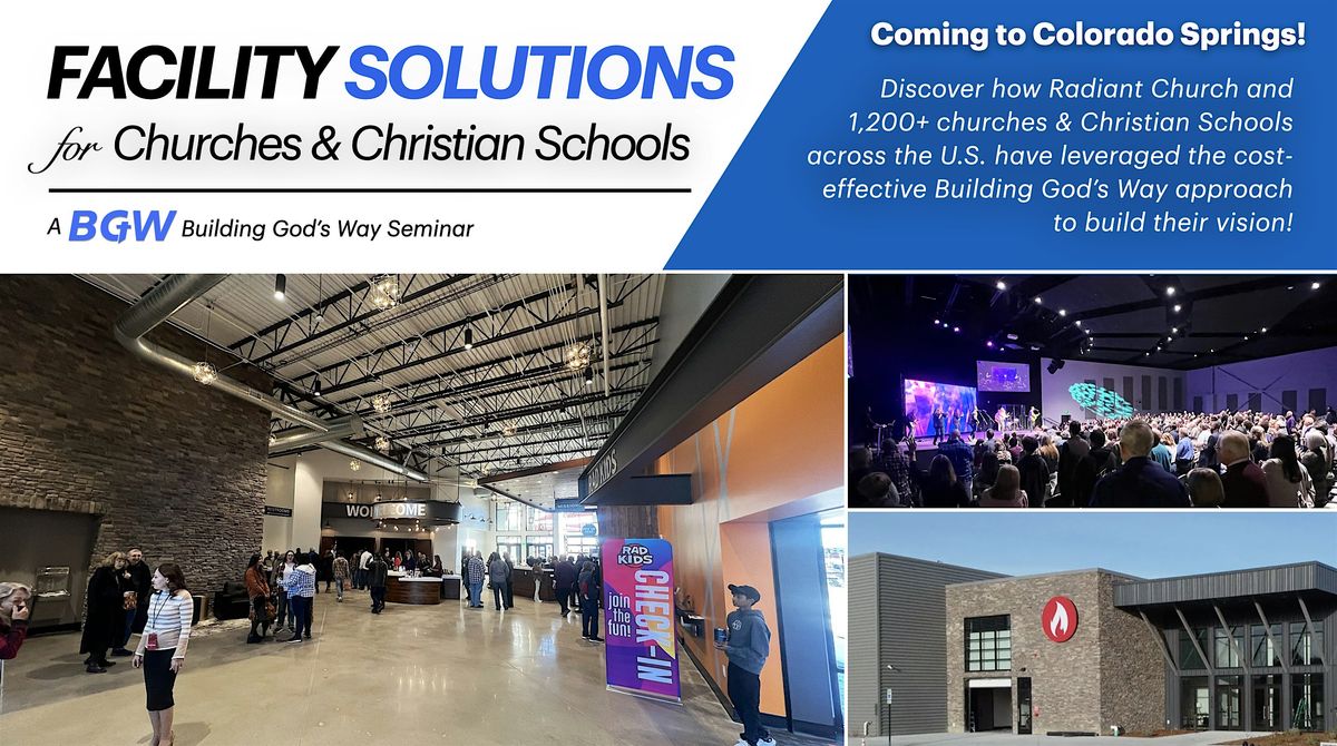 Facility Solutions for Churches & Christian Schools