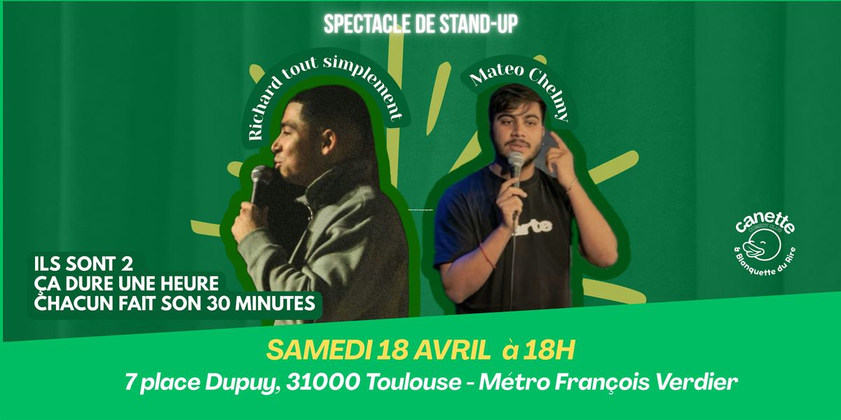 Spectacle de stand up - 30\/30 Mateo Chelmy & Richard tout simplement