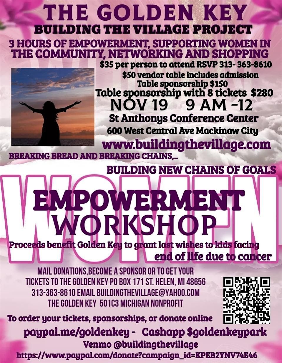 Womens Empowerment Mackinaw City Nov 19
