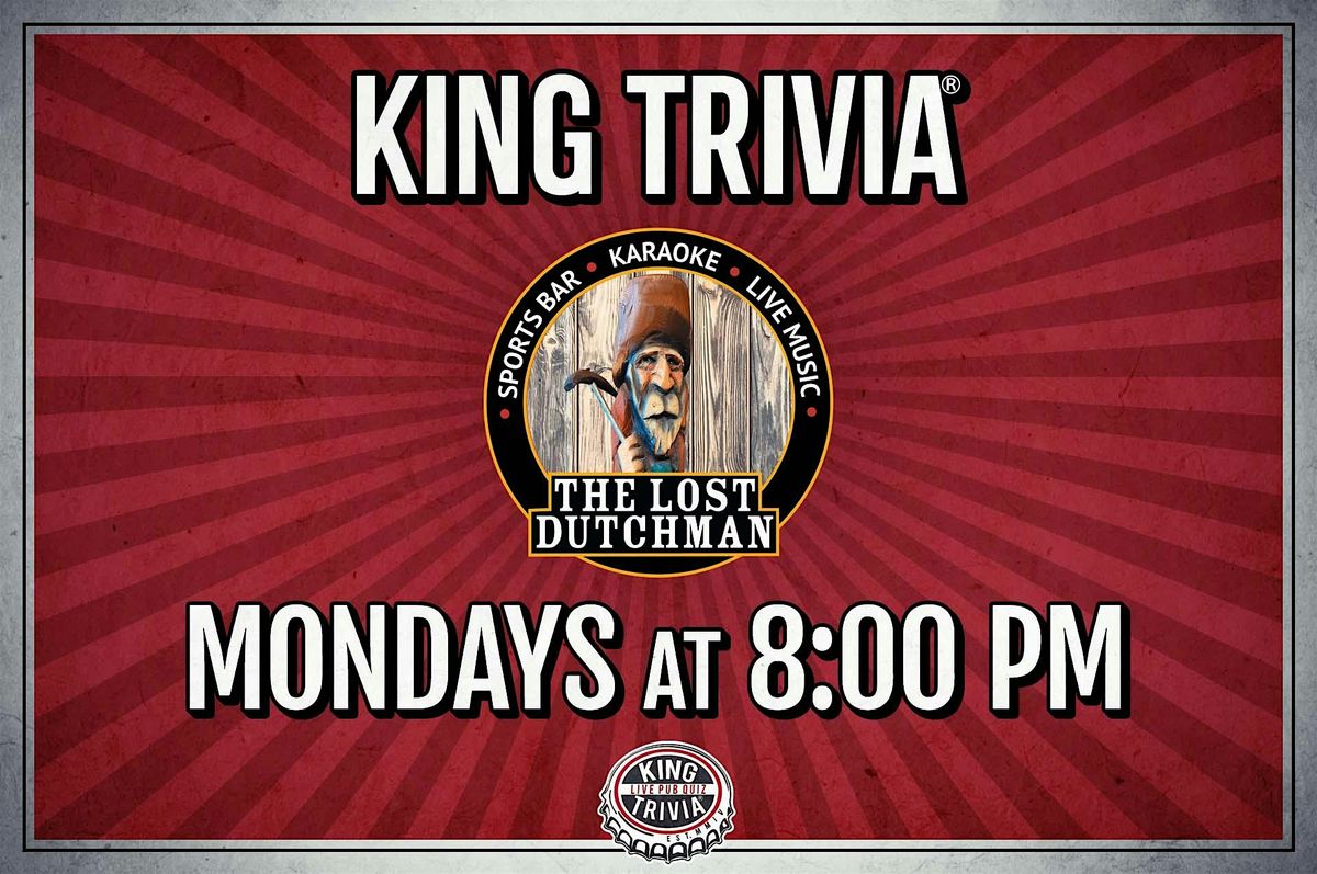 Trivia Night at The Lost Dutchman