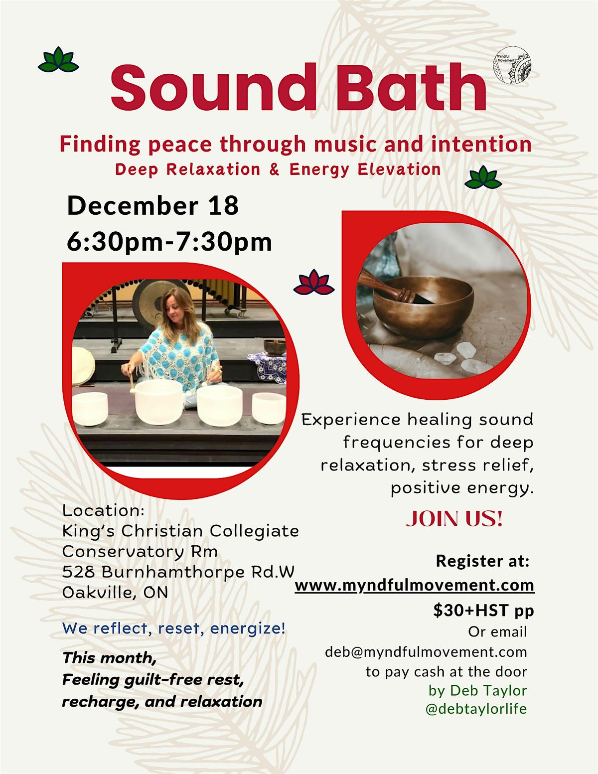 Copy of Sound Bath in December to Relax & Rejuvenate