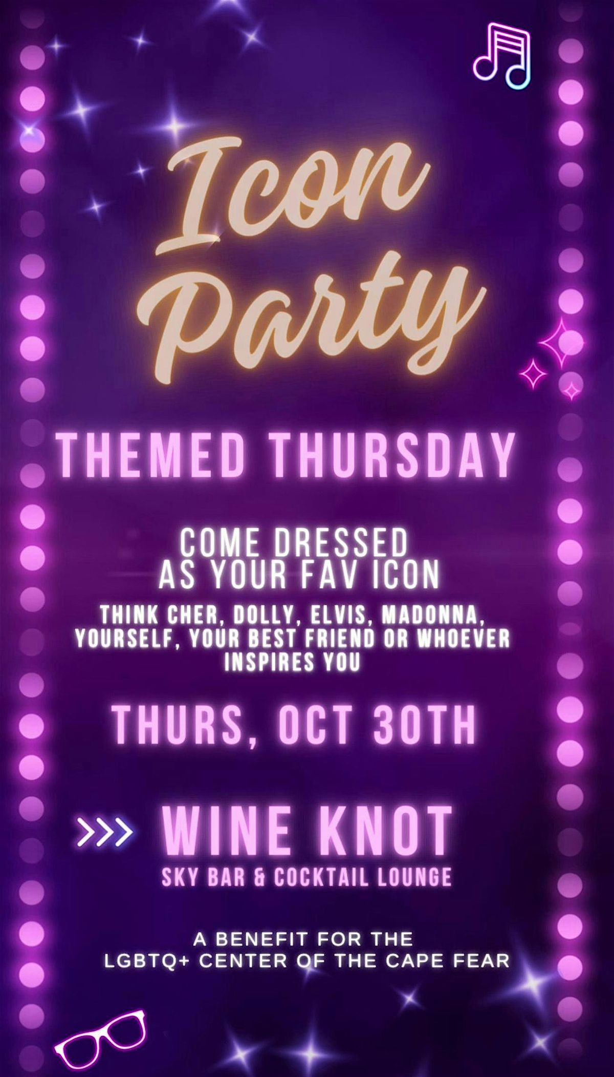 Icon Party at Wine Knot
