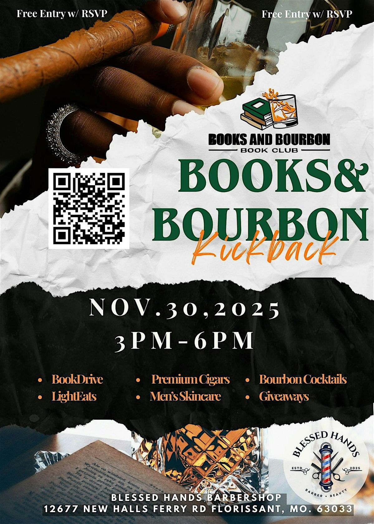 Books and Bourbon Kickback- November