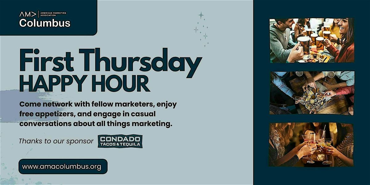 Firsty Thursday  Happy Hour with AMA Columbus (March 2026)