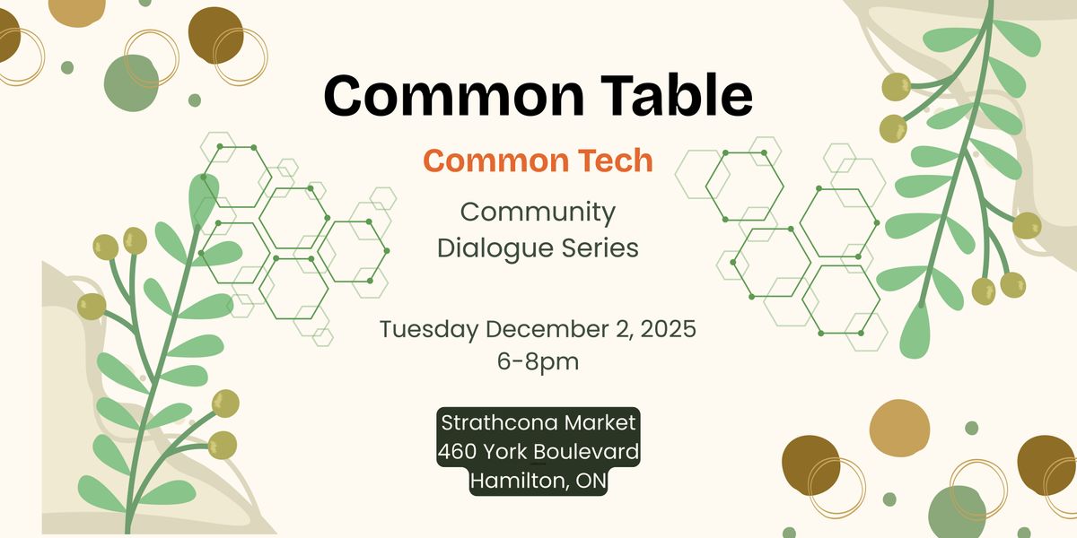 Common Table: Common Tech for Common Good