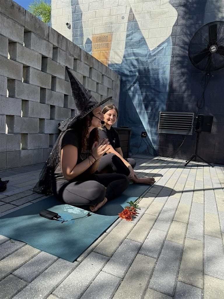 Yoga at The Wine House in Gulfport; Witchy Wine Down Wednesdays