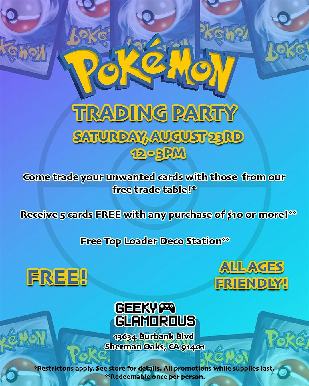 Pok\u00e9mon Trading Party!