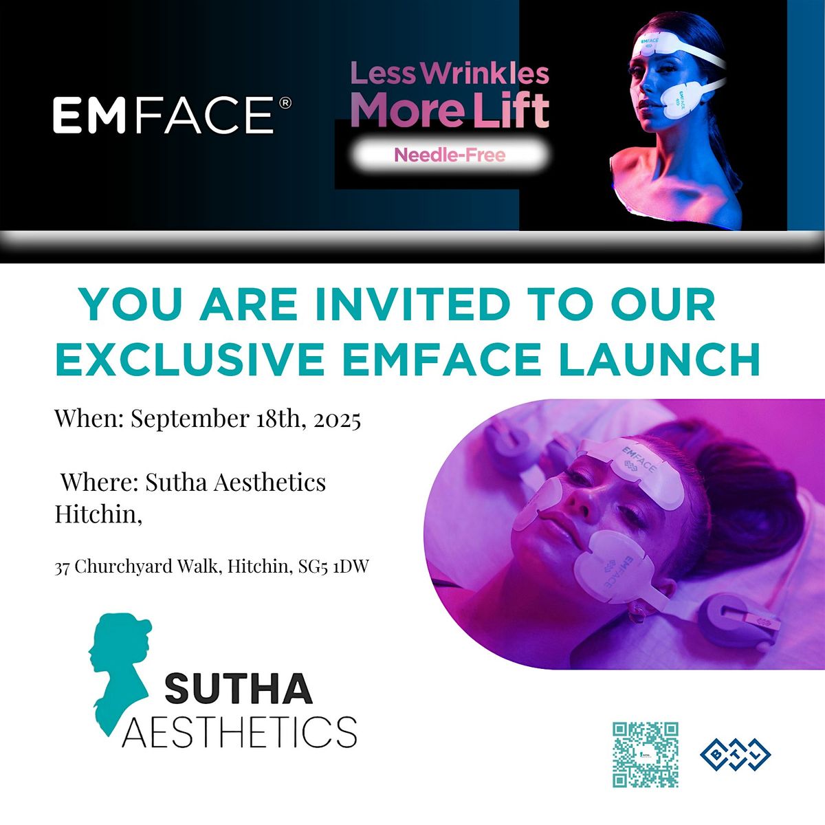 Glow & Lift: Emface Experience at Sutha Aesthetics Hitchin
