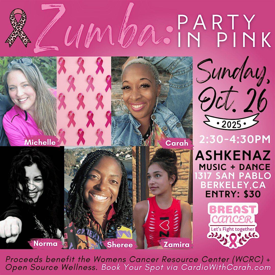2025 Party in Pink Zumbathon w\/ @CardioWithCarah and Friends!