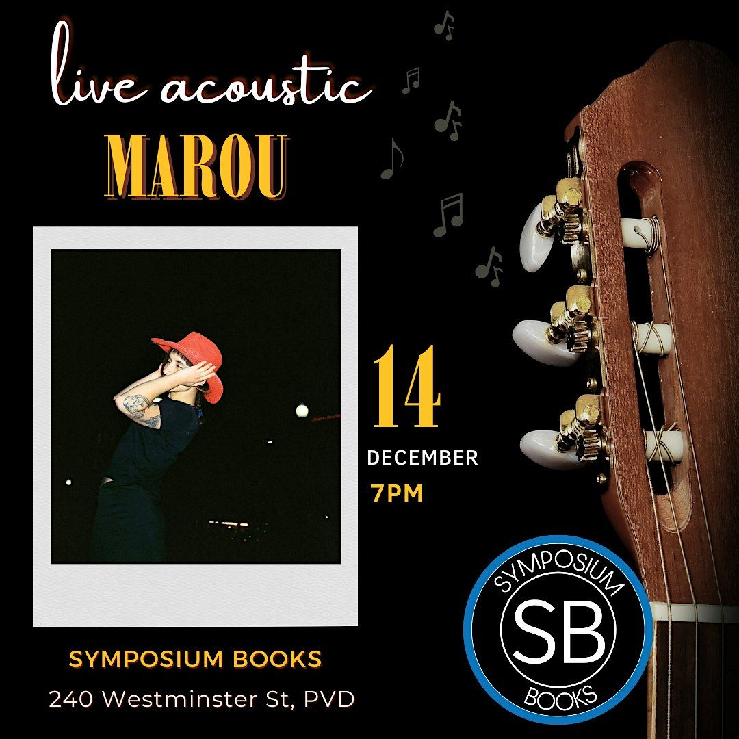 MAROU performing at Symposium Books