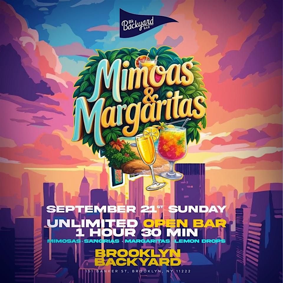 Mimosas and Margaritas at BK Backyard with 1.5 Hour Open Bar
