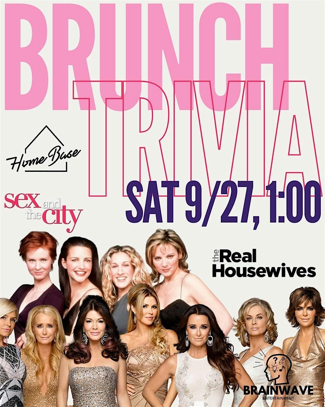 Brunch Trivia featuring Sex and the City and The Real Housewives