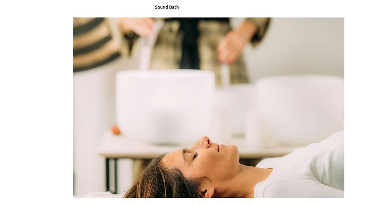 Sound Bath Party Group Sound Bath Session