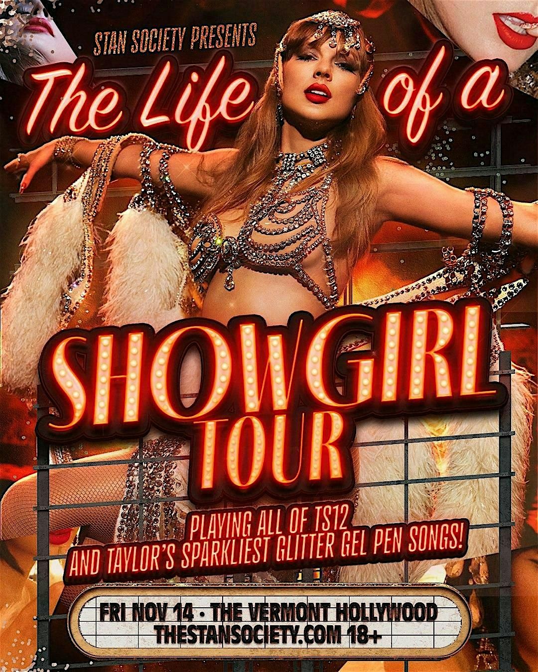Stan Society presents Life of a Showgirl: Taylor Night