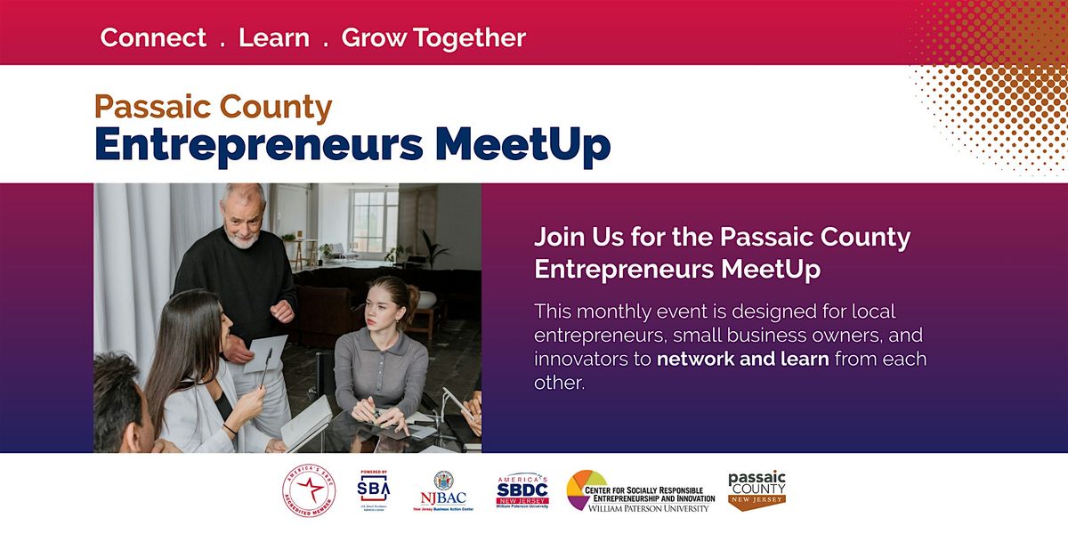 Passaic County Entrepreneurs MeetUp Series