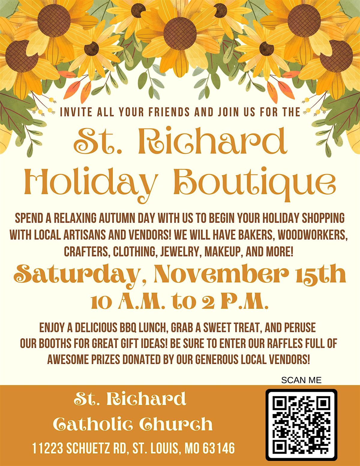 St. Richard Holiday Boutique Craft\/Vendor Fair & Lunch