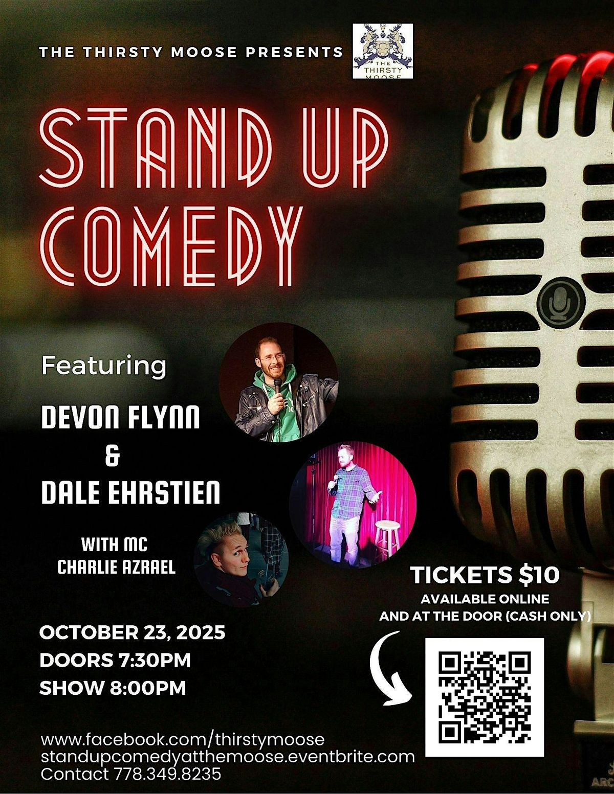 Standup Comedy at the Moose