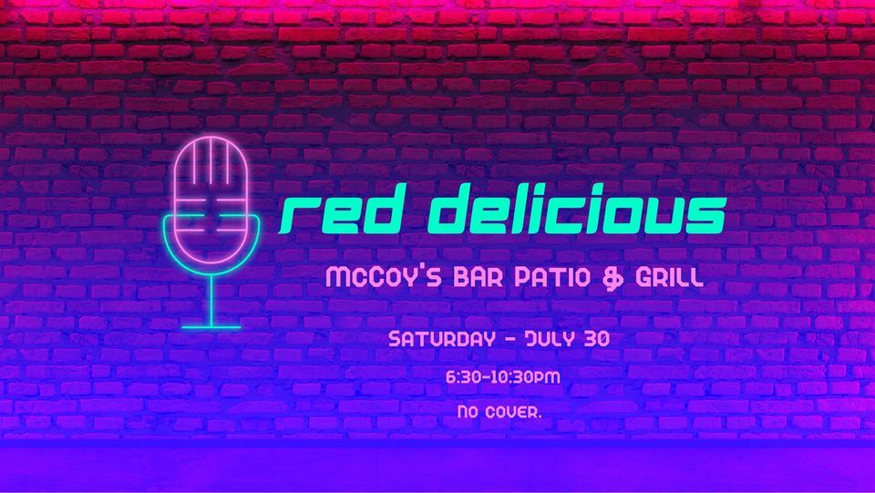 Red Delicious McCoys Bar Patio & Grill Thunderbowl of Council