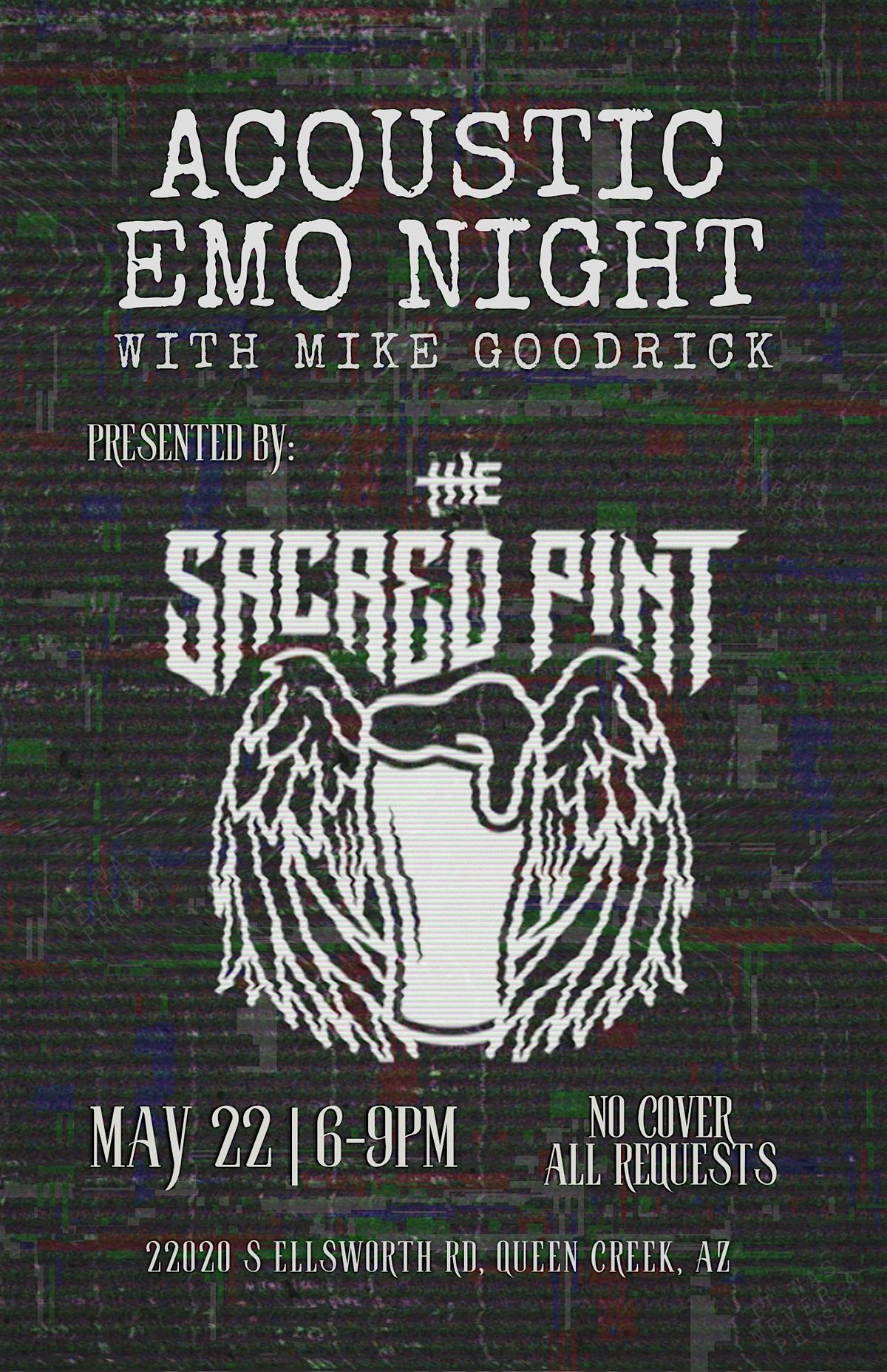 Acoustic Emo Night | The Sacred Pint Queen Creek | 2000s Scene Anthems