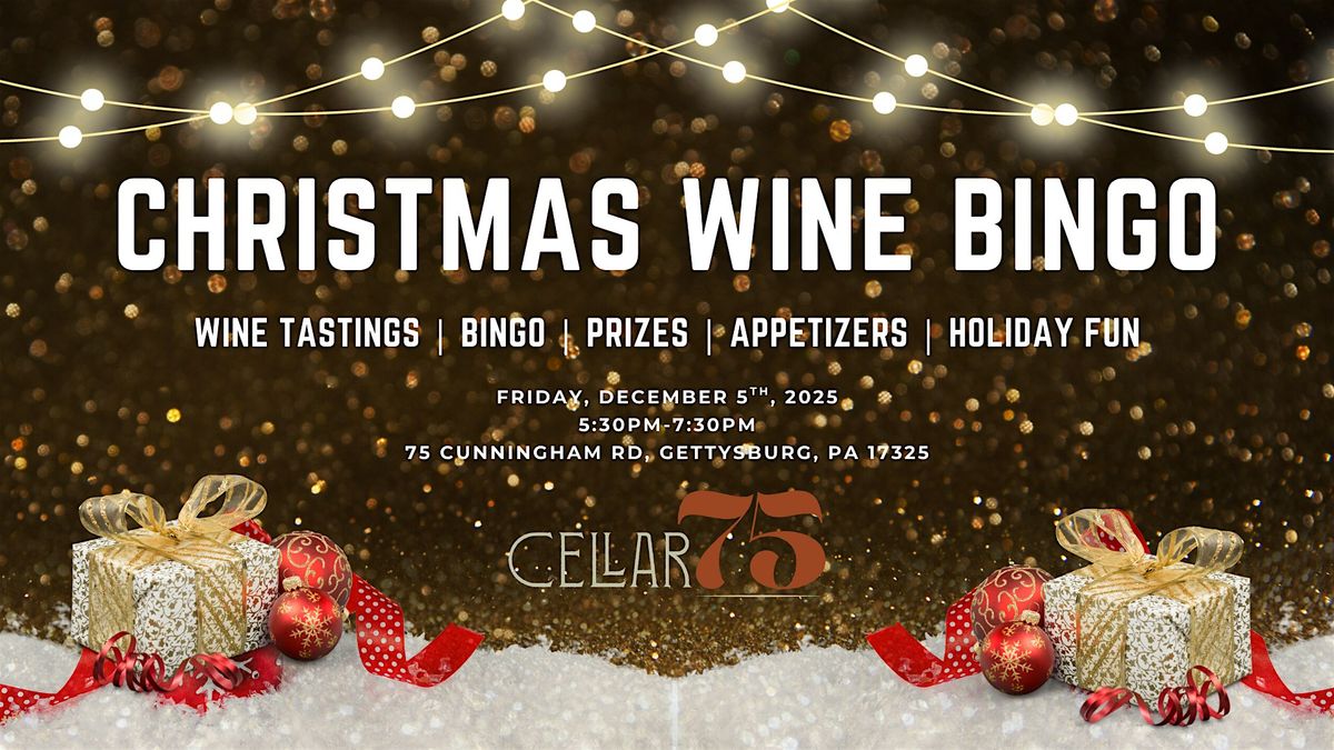 Christmas Wine Bingo