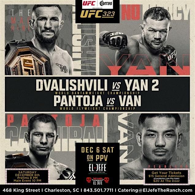 UFC 323 at The Ranch