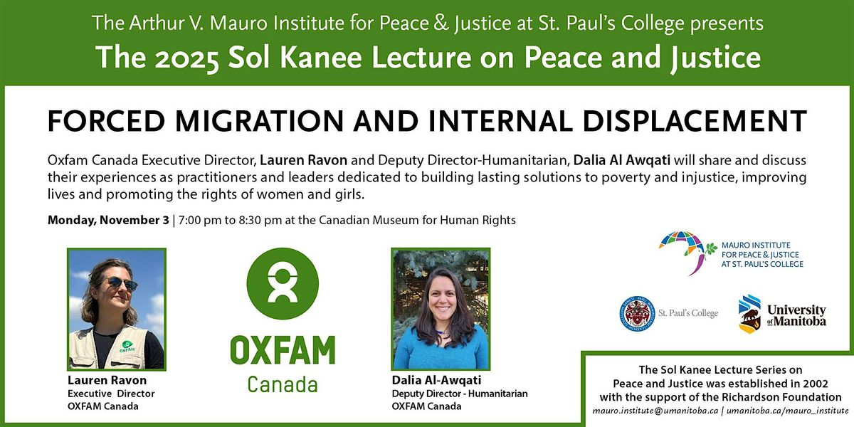 2025 Sol Kanee Lecture for Peace and Justice