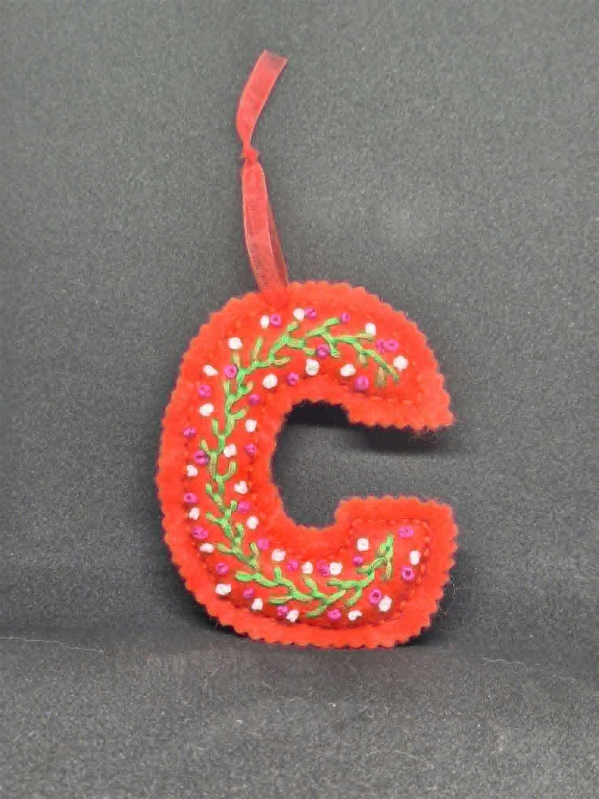 Hand Embroidered Christmas Tree Decoration Workshop