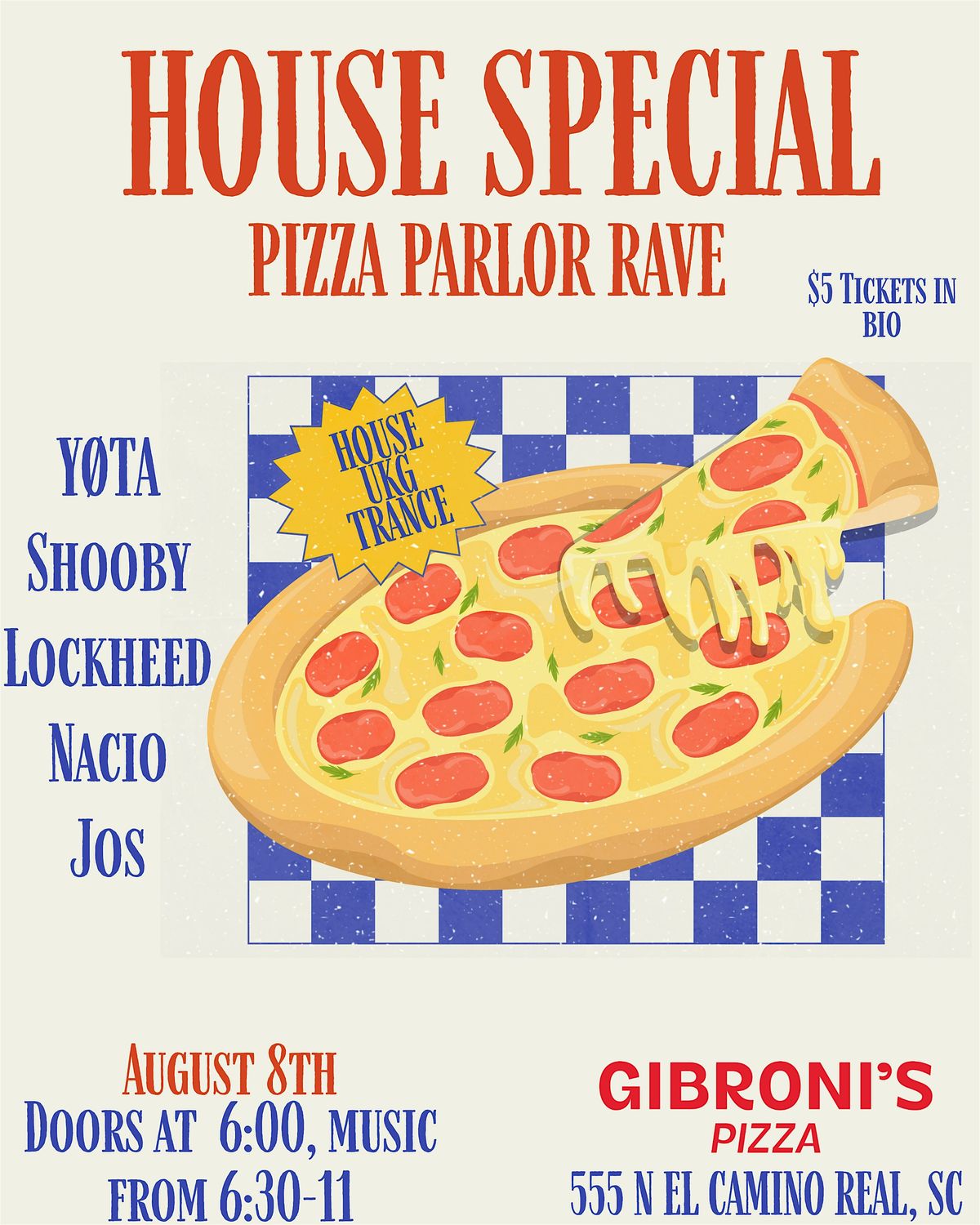 HOUSE SPECIAL: Gibronis Pizza Rave | Gibroni's Pizza, San Clemente, CA ...