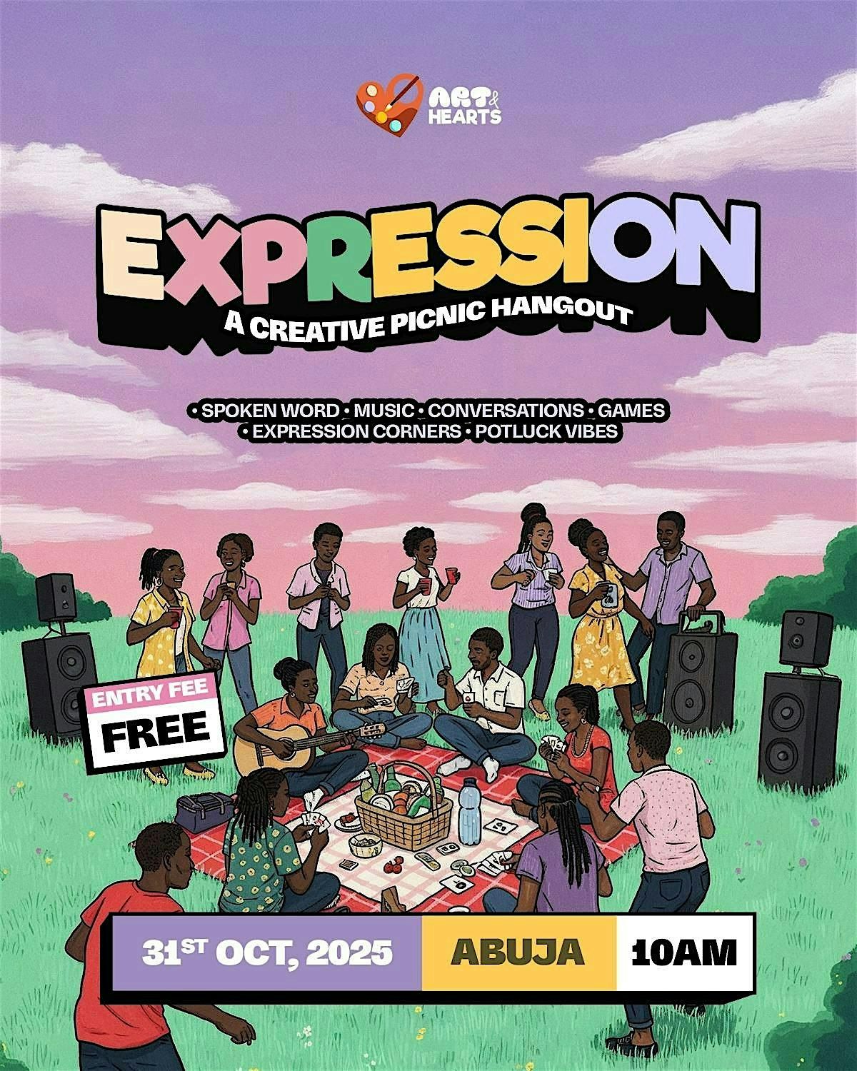 Expression: An Art & Hearts Picnic Potluck