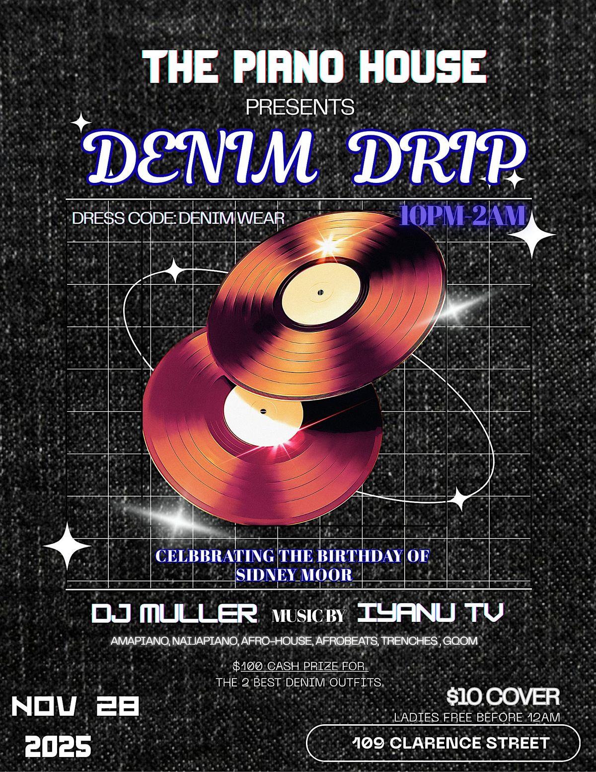 Denim Drip: The Official Amapiano and NaijaPiano Rave