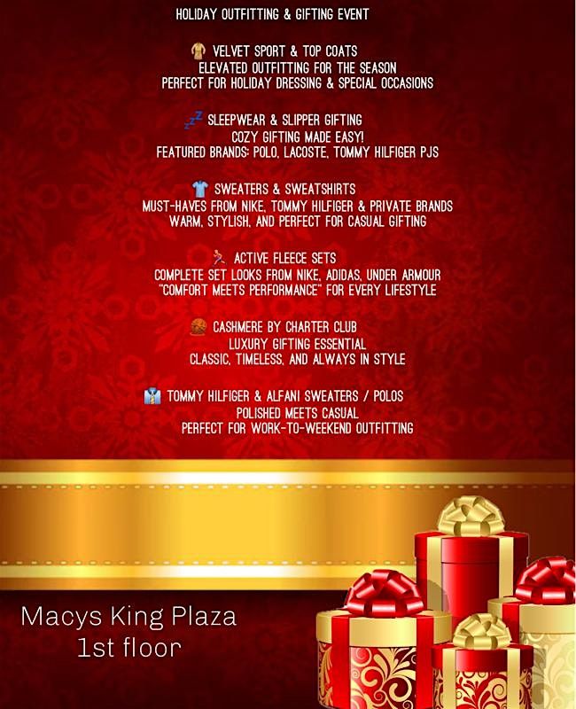 Men\u2019s shopping event