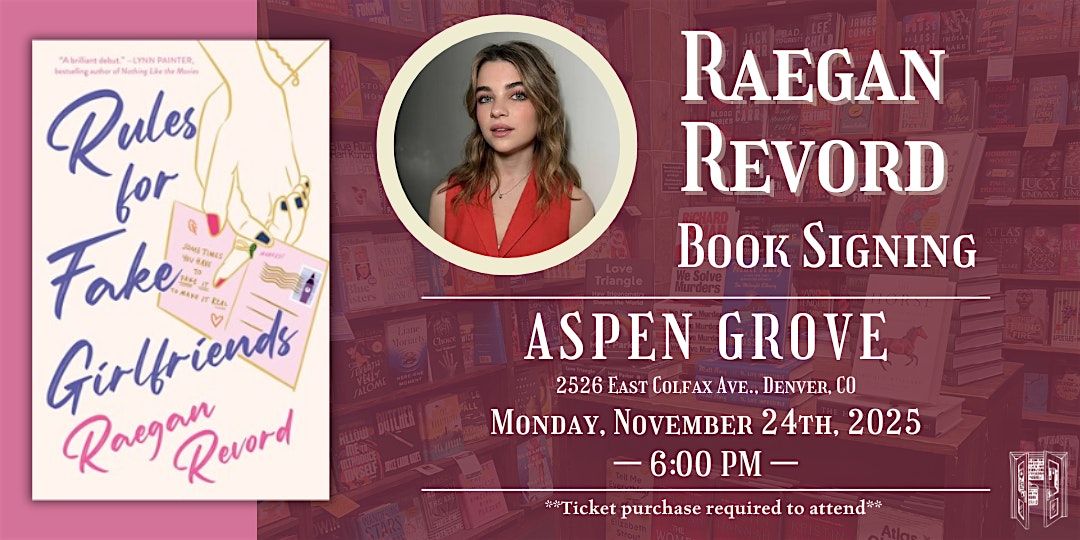 Raegan Revord Live at Tattered Cover Aspen Grove