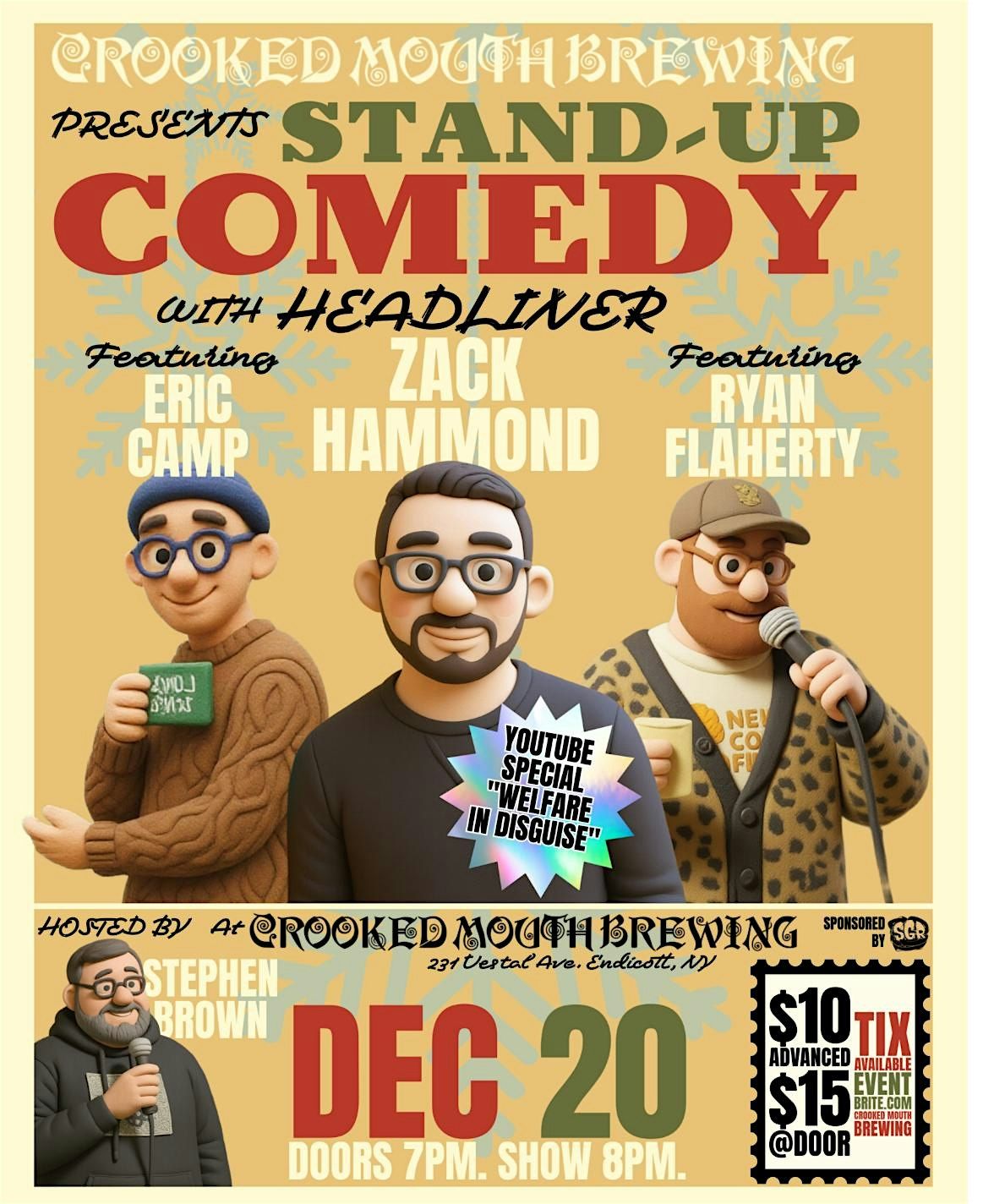 Zack Hammond headlines Crooked Mouth Brewing