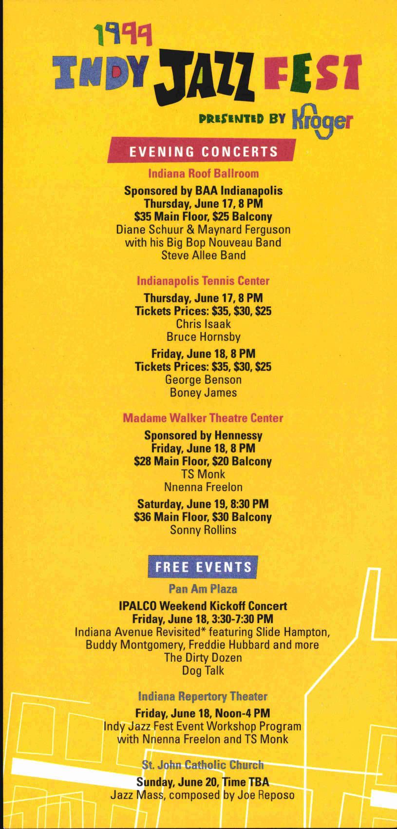 Indy Jazz Fest at Everwise Amphitheater at White River State Park
